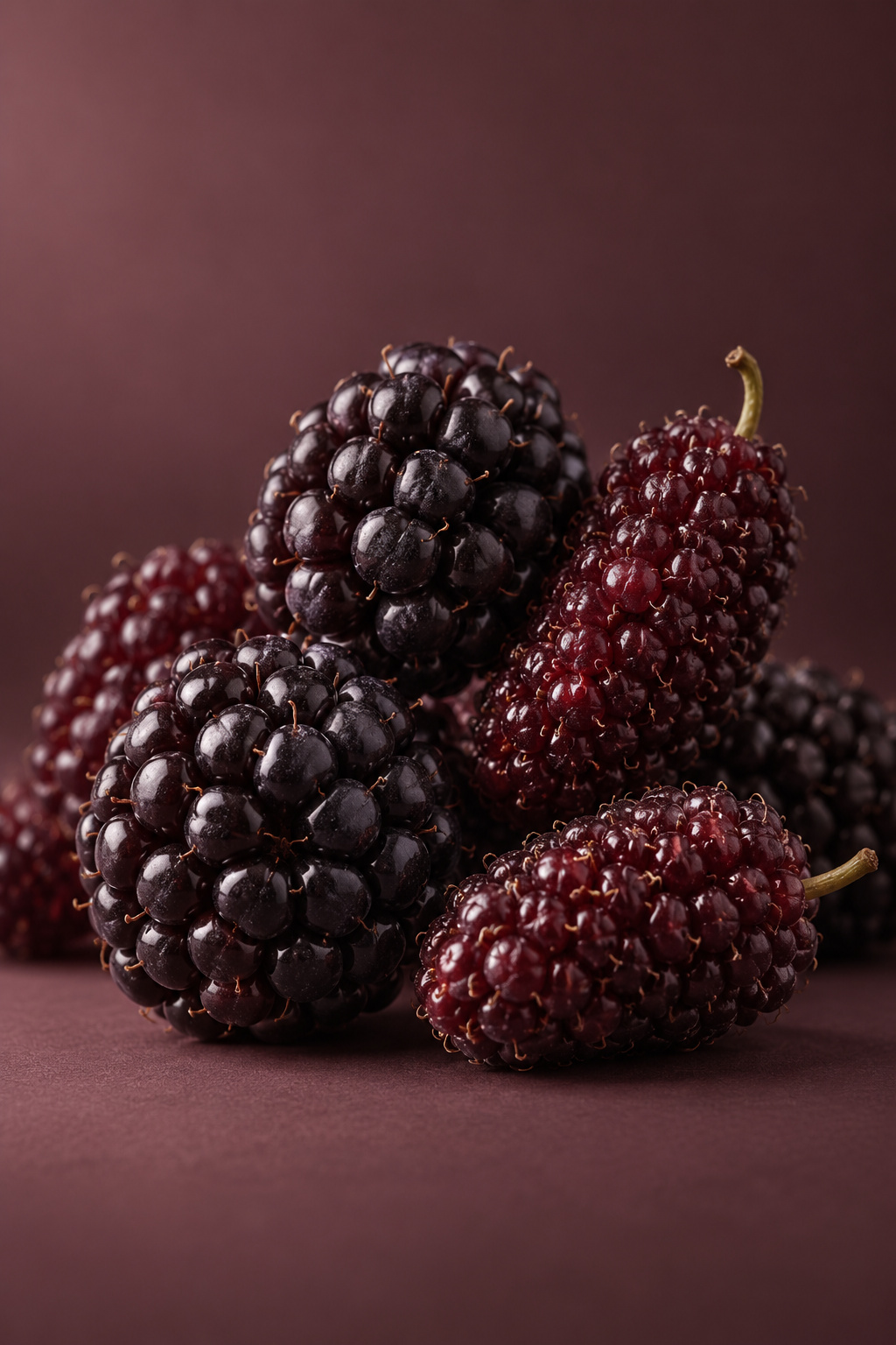 Mûres aux nuances prune et Berry — inspiration naturelle