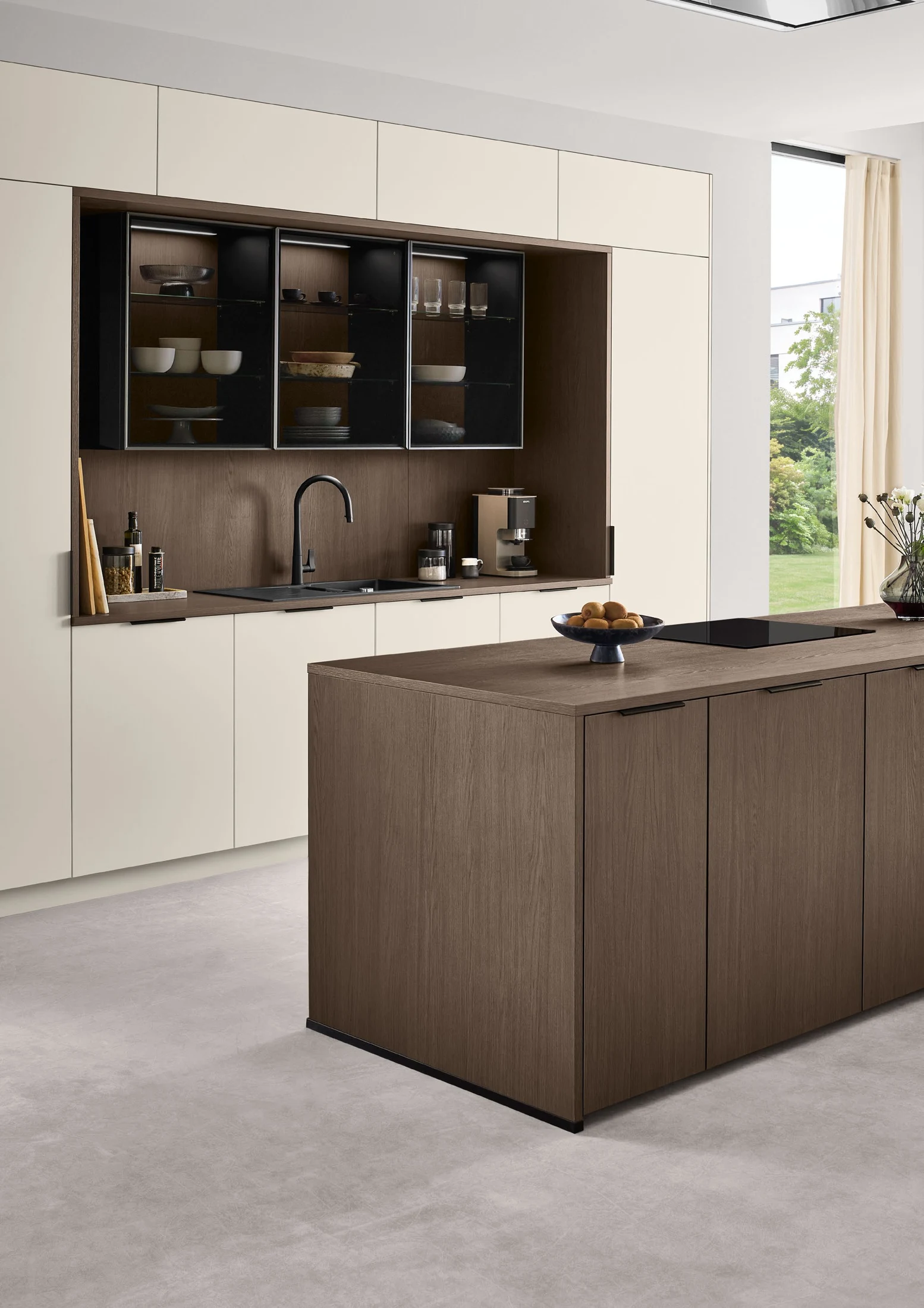 Cuisine nobilia SENSO 499 · Magnolia mat premium, photo du magazine