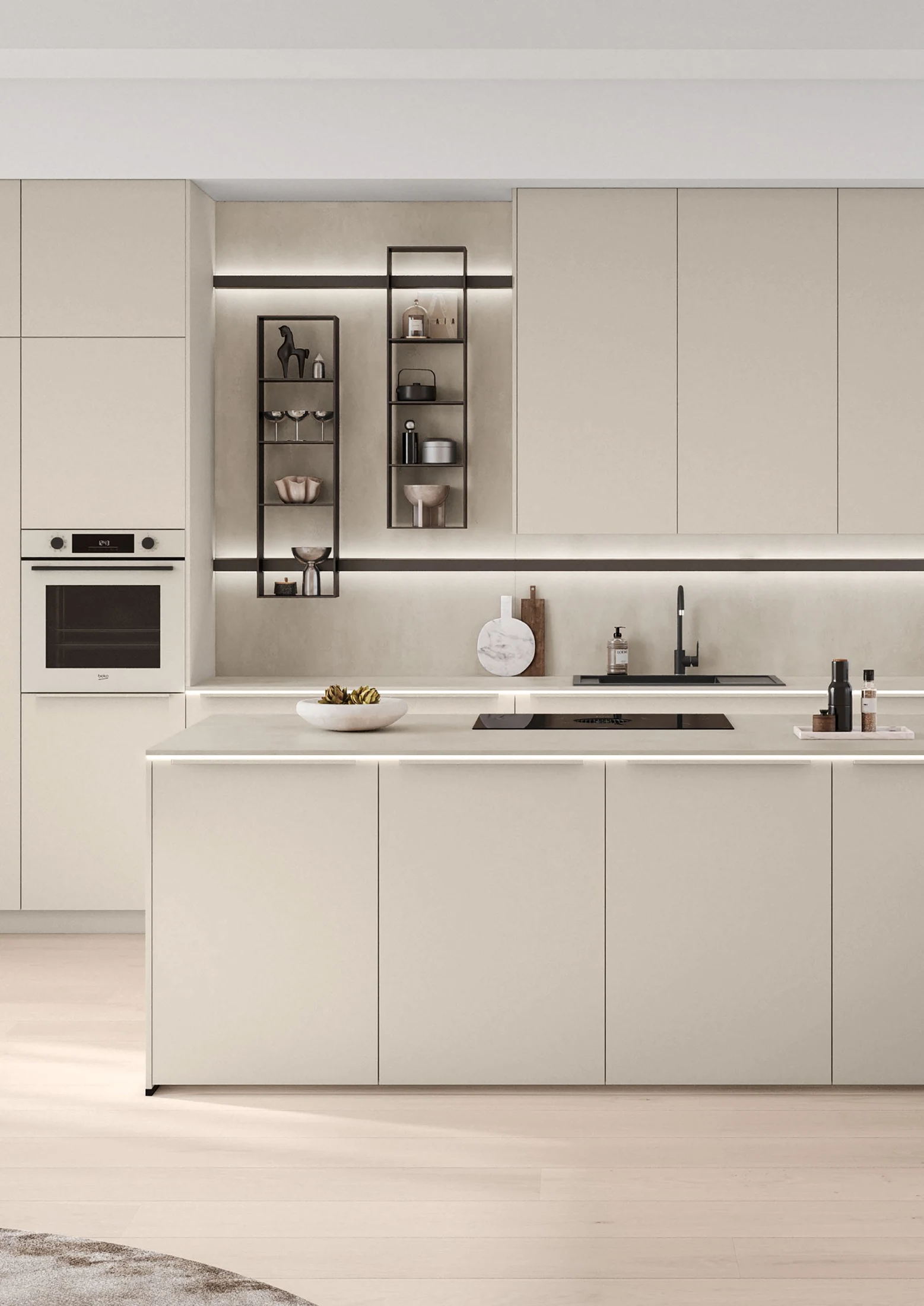 Cuisine nobilia SENSO 489 · Sable fin mat premium, photo du magazine
