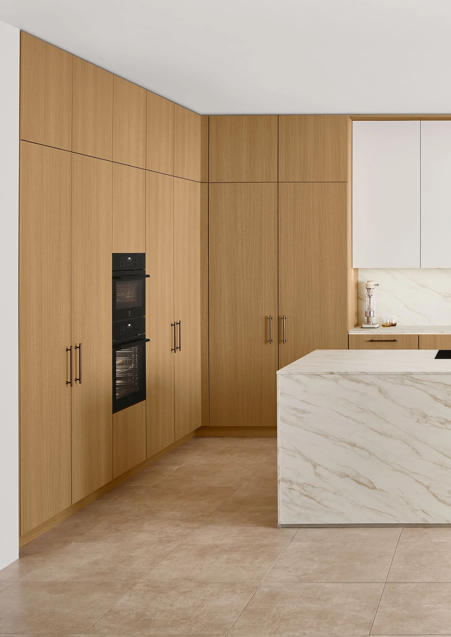 Cuisine nobilia STRUCTURA 425 · Décor chêne Faro, photo du magazine